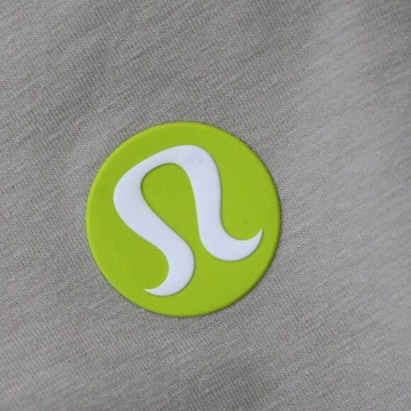 Lululemon Long-Sleeve Logo Tee Beige 4 NEW - Picture 6 of 8